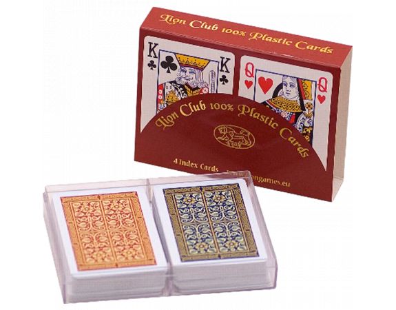 x2 Jeu de cartes de Poker 100% Plastique