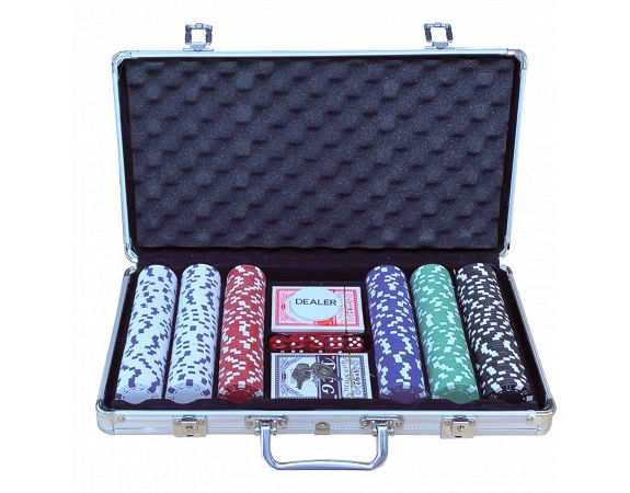 Malette de poker en aluminium 300 jetons 11,5g