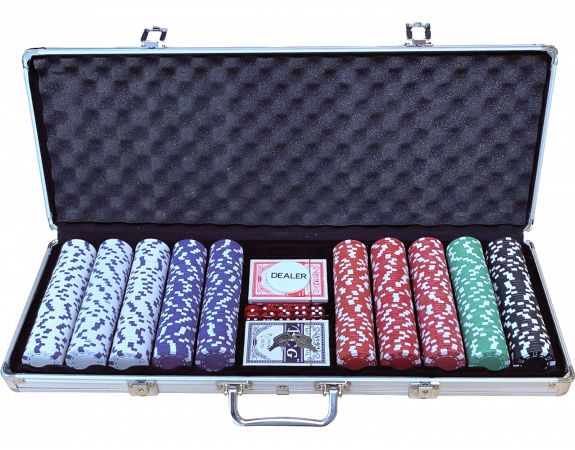 Malette de poker en aluminium 500 jetons 11,5g