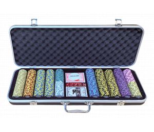 Malette de poker professionnel 500 jetons 14g