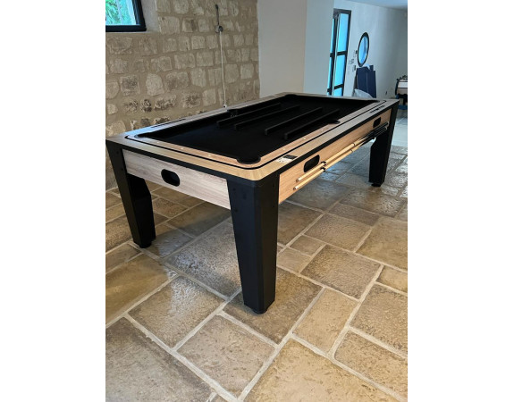 Table rotative Billard + Air Hockey industrielle