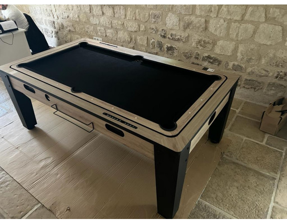 Table rotative Billard + Air Hockey industrielle