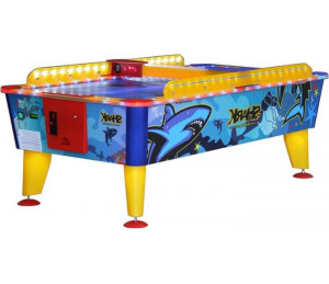 Air Hockey Shark Extérieur Monnayeur 6 Ft