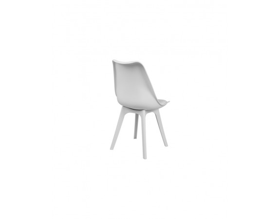 Chaise ergonomique Karl - Blanche - Set de 4 pièces