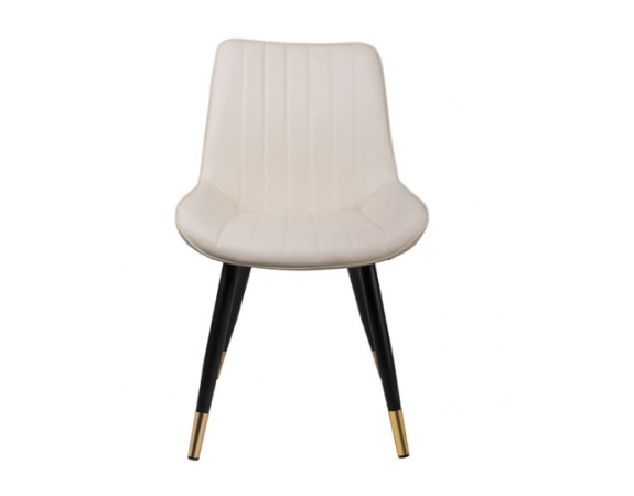 Chaise ergonomique Emmanuel - Crème - Set de 4 pieces