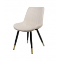 Chaise ergonomique Emmanuel - Crème - Set de 4 pieces