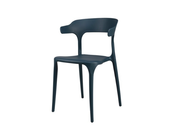 Chaise ergonomique Gabriel - Bleue - Set de 4pcs