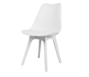 Chaise ergonomique Karl - Blanche - Set de 4 pièces