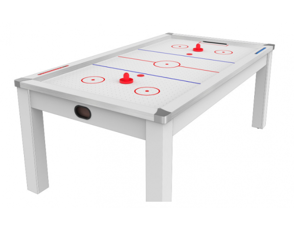 Air Hockey convertible Toronto Blanc 7 Ft