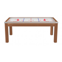 Air Hockey convertible Toronto bois Foncé 7 Ft