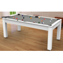 Billard Convertible Delhi Blanc laqué 7FT