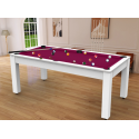 Billard Convertible Delhi Blanc laqué 7FT