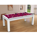 Billard Convertible Delhi Blanc laqué 7FT