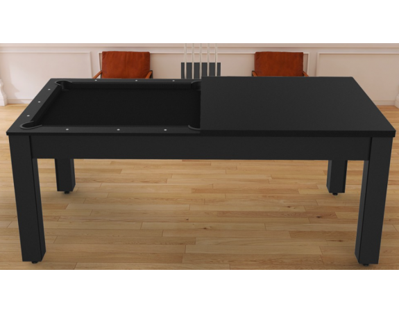 Billard Convertible Delhi Noir 7FT