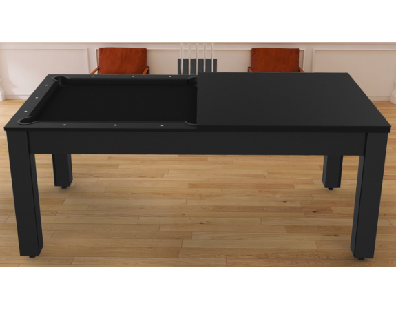 Billard Convertible Delhi Noir 7FT