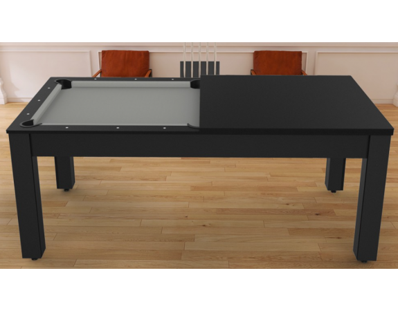 Billard Convertible Delhi Noir 7FT