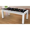 Billard Convertible Delhi Blanc Laqué 6FT