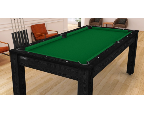 Billard Convertible Delhi Noir Boisé 6 FT