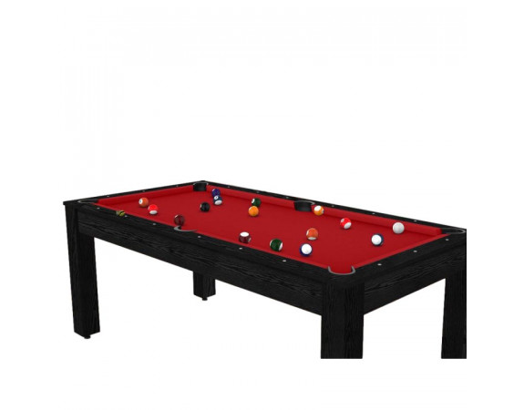 Billard Convertible Delhi Noir Boisé 6 FT