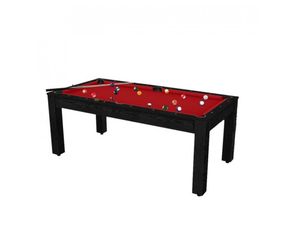 Billard Convertible Delhi Noir Boisé 6 FT