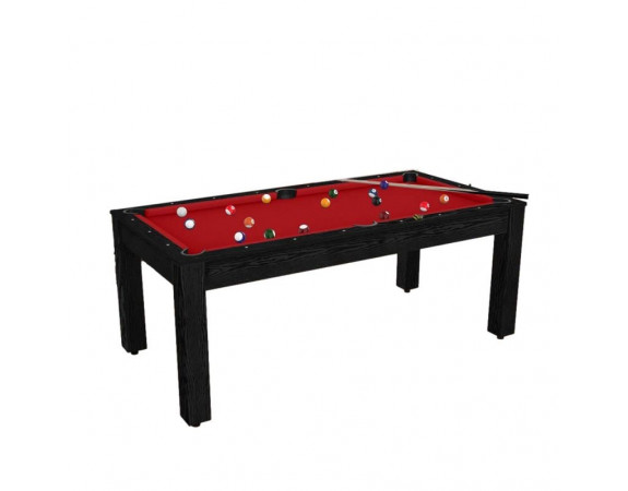 Billard Convertible Delhi Noir Boisé 6 FT