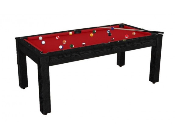 Billard Convertible Delhi Noir Boisé 6 FT