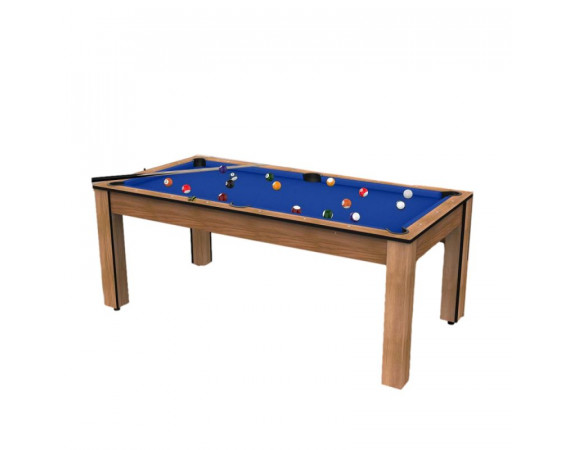 Billard convertible Delhi Bois Foncé Boisé 6FT