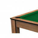 Billard convertible Delhi Bois Foncé Boisé 6FT