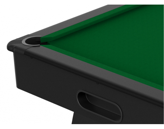 Billard Américain Dallas 7 FT Noir Tapis Vert