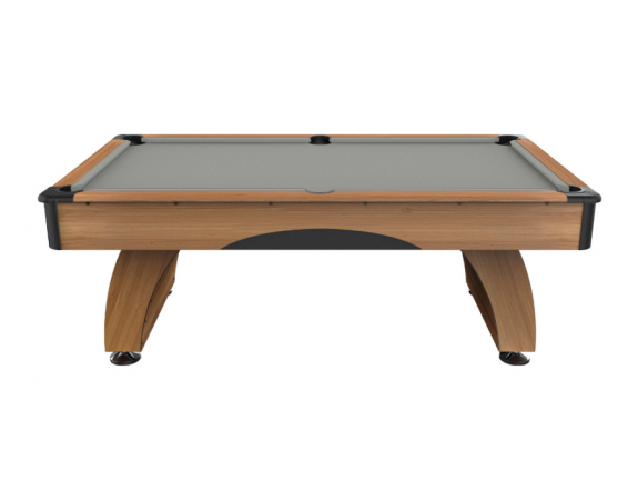 Billard Américain Dallas 7 FT Bois Foncé Tapis Gris
