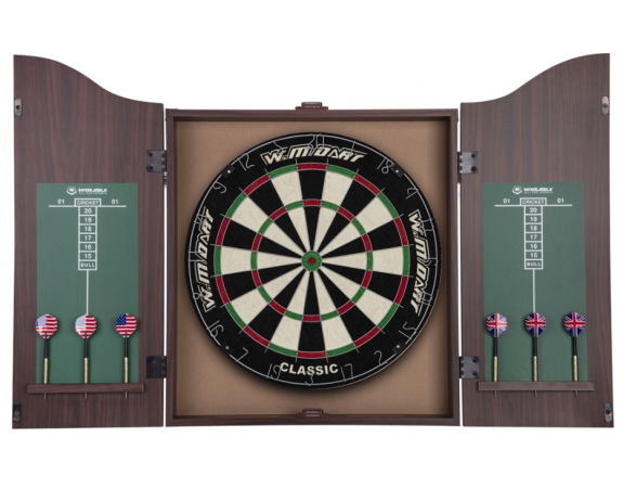 Jeu de fléchettes professionnel Kings Head Ø 45cm