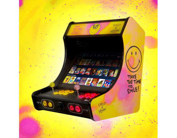 Borne Arcade Bartop Neo Legend X Smiley X André - Limited edition 50th anniversary