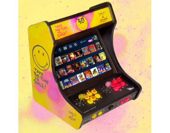 Borne Arcade Bartop Neo Legend X Smiley X André - Limited edition 50th anniversary