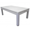 Billard Table 3 en 1 blanc 7 FT