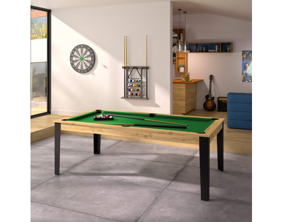 Billard table Guillaume 7 FT Elio pieds en métal