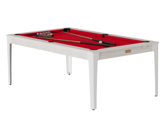 Billard convertible René Pierre Elan Blanc Oslo