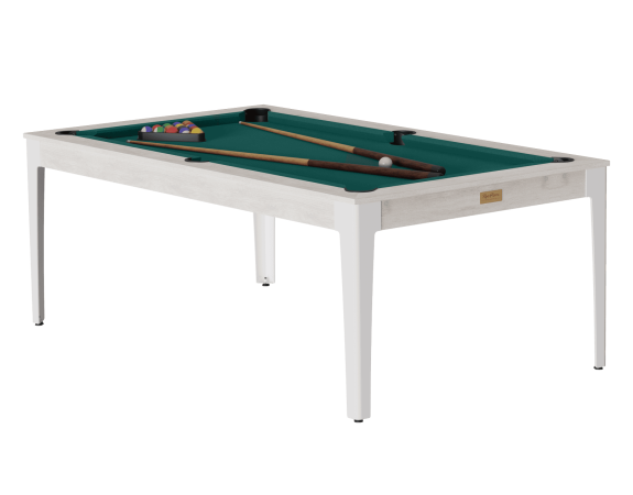 Billard convertible René Pierre Elan Blanc Oslo