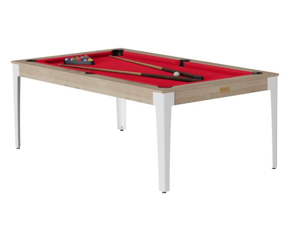 Billard convertible René Pierre Elan Noyer Chêne Sablé